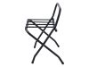 Ashton Luggage Rack With Back C Black