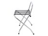 Ashton Luggage Rack With Back Chrome Black