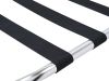 Ashton Luggage Rack With Back Chrome Black