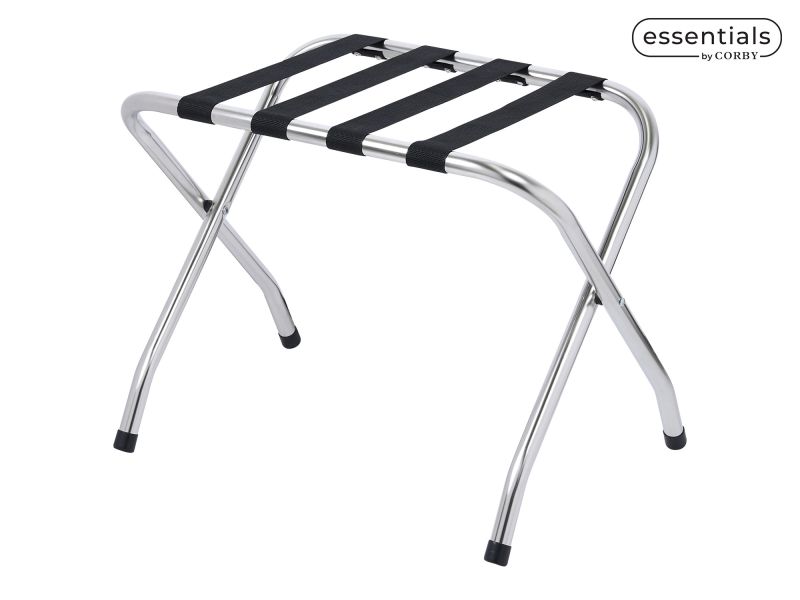 Ashton Luggage Rack Without Back Chrome Black