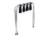 Ashton Luggage Rack Without Back Chrome Black