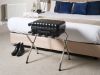 Ashton Luggage Rack Without Back Chrome Black