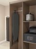 Berkshire Ironing Board With Hanger In Dark Grey