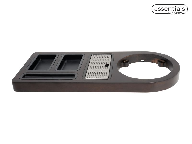 Buckingham Compact Welcome Tray Dark Wood