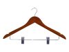 Burlington Guest Hanger With Clips Dark Wood