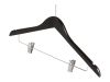 Burlington Guest Hanger With Security Pin Clips Black