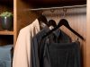 Burlington Guest Hanger With Security Pin Clips Black