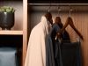Burlington Guest Hanger With Security Pin Clips Dark Wood