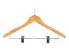 Burlington Guest Hanger With Security Pin Clips Light Wood