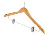 Burlington Guest Hanger With Security Pin Clips Light Wood