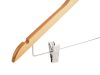 Burlington Guest Hanger With Security Pin Clips Light Wood