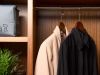 Chelsea Guest Hanger With Security Pin Dark Wood