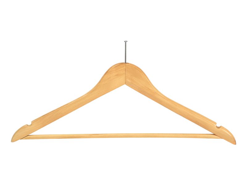 Chelsea Guest Hanger With Security Pin Light Wood
