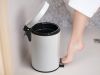 Croft 3l Pedal Bin White