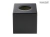 Devon Cube Tissue Box Cover Black