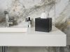 Devon Cube Tissue Box Cover Black