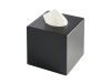 Devon Cube Tissue Box Cover Black