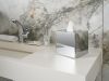 Devon Cube Tissue Box Cover Chrome