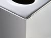Devon Cube Tissue Box Cover Chrome