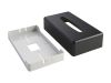 Devon Rectangle Tissue Box Cover Black