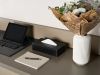 Devon Rectangle Tissue Box Cover Black