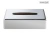 Devon Rectangle Tissue Box Cover Chrome