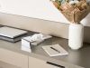 Devon Rectangle Tissue Box Cover Chrome