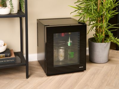 Eton 20l Glass Door Minibar With Black Interior