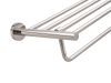 Harrogate Towel Rail With Shelf Polished Steel