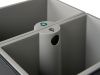 Highland Rectangular Dual Recycling Bin