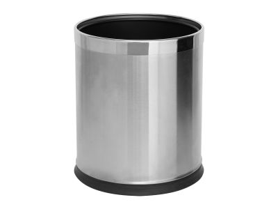 Thornton 9l Double Layer Bin Brushed Steel 1