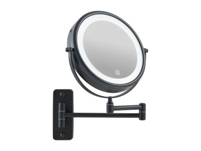 Winchester Led Wall Mounted Mirror Matt Black