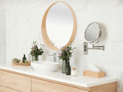 Winchester Wall Mounted Mirror Chrome