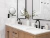 Winchester Wall Mounted Mirror Matt Black