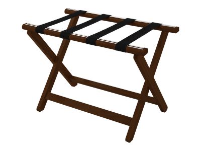 York Luggage Rack Dark Wood