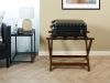 York Luggage Rack Dark Wood