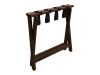 York Luggage Rack Dark Wood